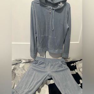 Fashion Nova Velour Two Piece Set